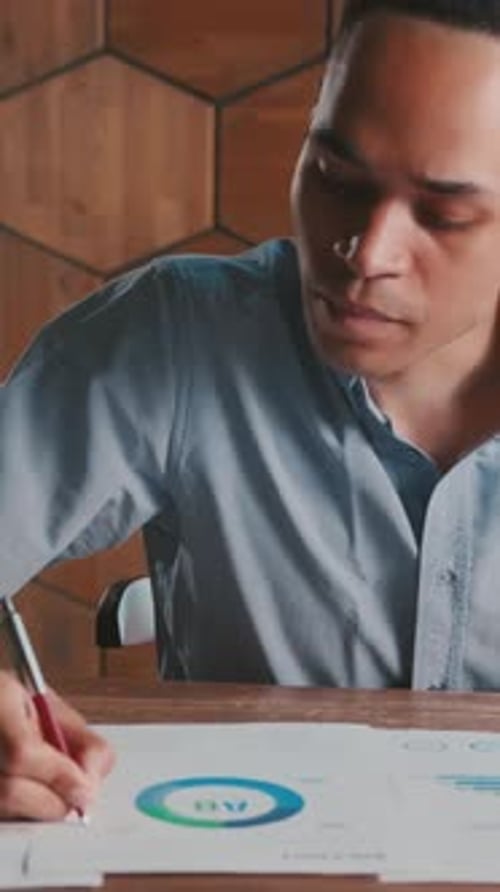 Analyzing Data Trends While Strategizing Business Growth in a Modern Workspace
