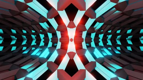 endless sci-fi digital animation vj loop