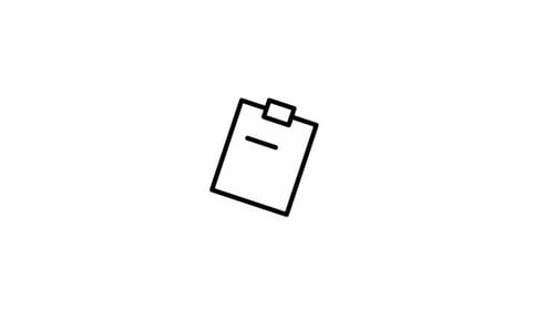 Minimalist Document Icon Line Animation
