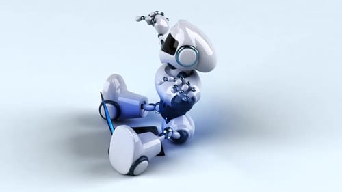 Fun 3D robot programming a laptop