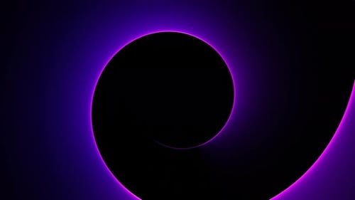 Simple Purple Spiral Tunnel Loop Animation Background