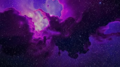 Cosmic Clouds And The Sparkling Stars