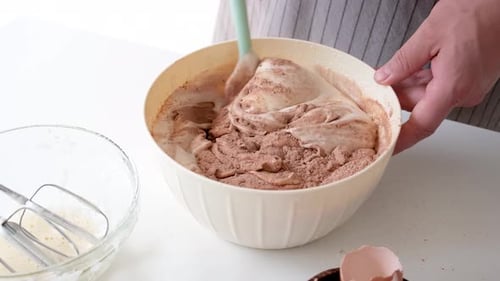 Making Chocolate Batter at Home