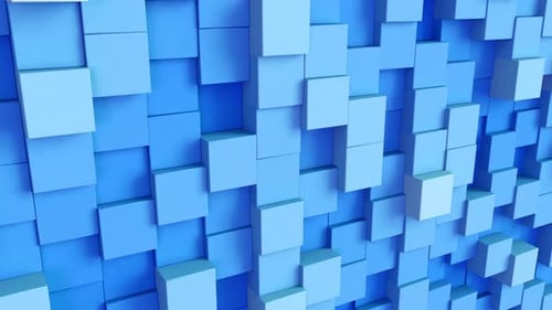 Würfelgittermuster-Hintergrund Blau