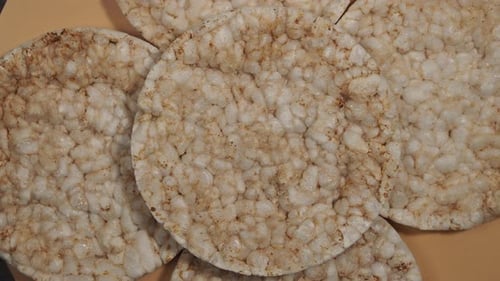 Rice Cakes in a Close Up Shot
