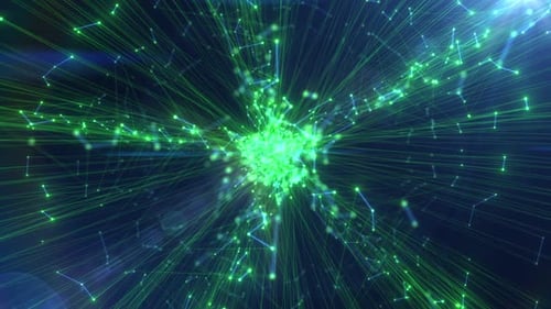 Plexus Green Background