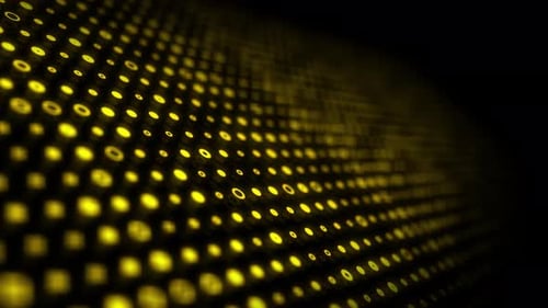 Modern abstract Dynamic Motion Graphics yellow black background