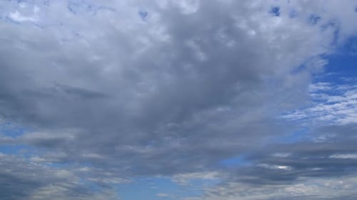 Dramatic Time Lapse of Clouds Passing