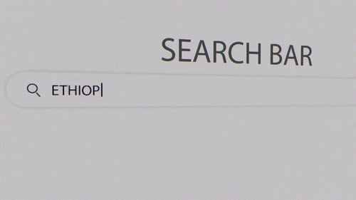 Ethiopia Search Bar
