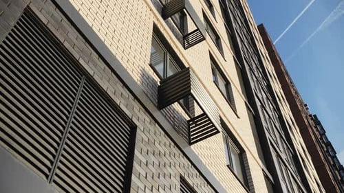 Decorative Grilles for Split Systems on Building Facade