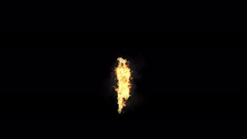 74 Zeichen: Feuer, Rauch, Brennen, Tanzen, 4K