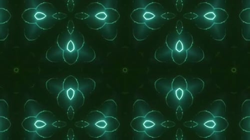 Los hipnóticos patrones abstractos verdes brillantes se arremolinan con un movimiento dinámico