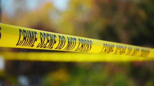 Yellow Police Crime Scene Line Tape