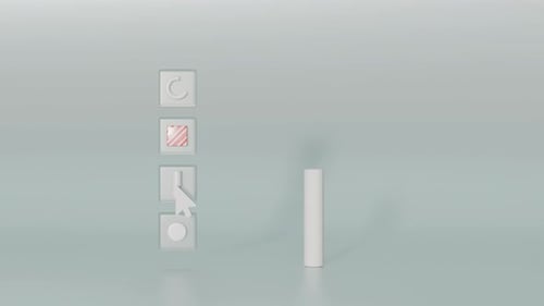 3D Loop Christmas Interface Animation