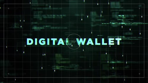 Futuristic Glitch Text Reveal Title Animation