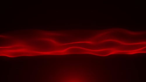 Abstrakter roter Wellenhintergrund mit 4K-Partikeln