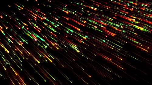 Fond de lumières d'étoiles météores