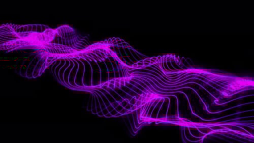 Pink Particles Wave Flow Loop V5