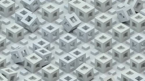Cubes Isometric Motion 94 4K