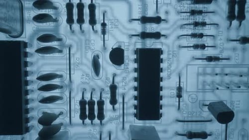 Electronic PCB Printed Circuit Board Digital Abstract Background Electrical Scheme Technology