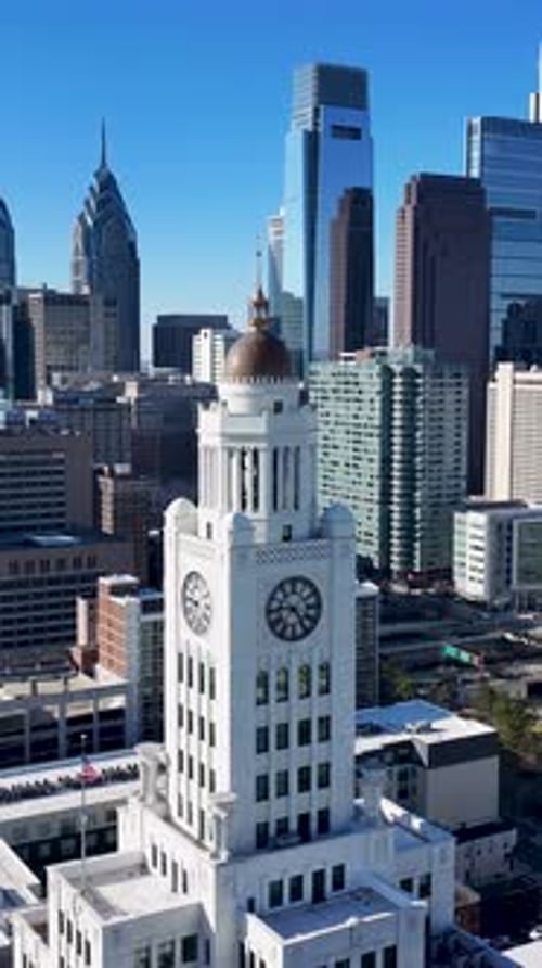 Downtown Philadelphia At Philadelphia In Pennsylvania United States.