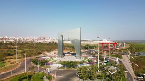 Barranquilla Shark fin monument