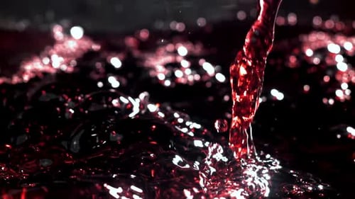 Super Zeitlupe Rotwein