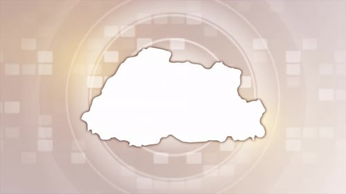 Modern Animated Map Outline Reveal