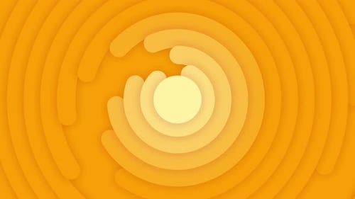 Abstract Geometric Concentric Circles Animation Loop