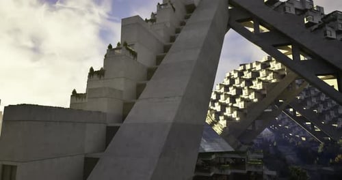 La arquitectura moderna muestra elementos de diseño innovadores en el entorno urbano