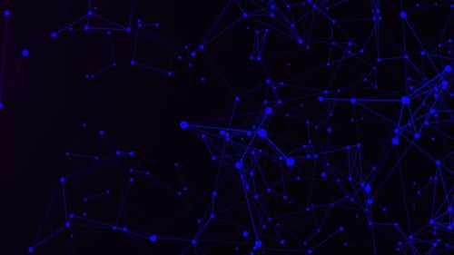 Plexus Background: Abstract Digital Data Network connection technology Plexus Business 4k Loop. 6026