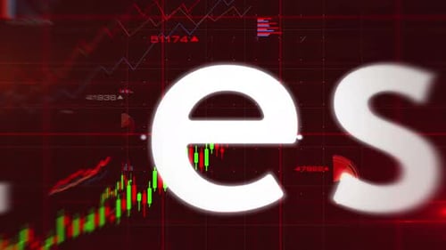 Real estate investment charts and graphs diagram zoom loop