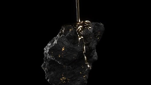 liquid gold on stones 4