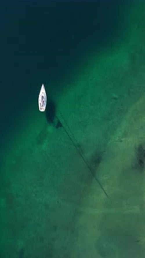 Serene Boating in Lake Tahoe's Emerald Green Waters