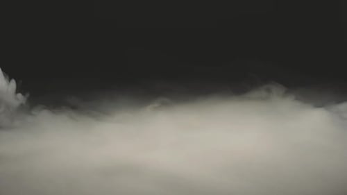 Waves of White Smoke on a Black Surface
