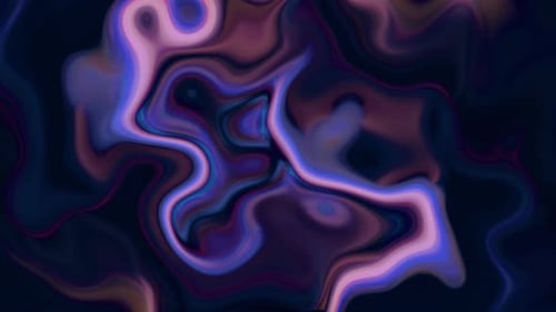 Abstract Liquid Color Flow Background Loop