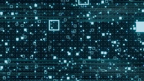 Retro Scifi Background Animation