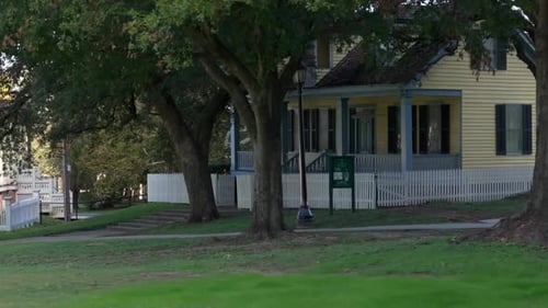 San Felipe Cottage in Sam Houston Park in Houston, TX