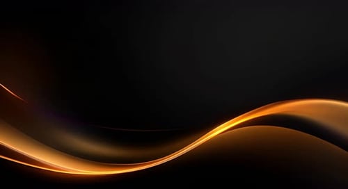 Black luxury corporate background with golden lines