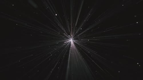Dynamic Abstract Light Rays and Particles Background