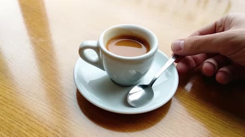 Tasse Kaffee am Morgen