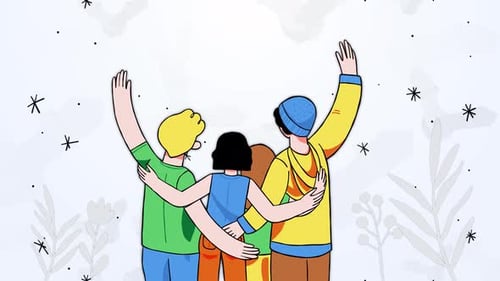 International Day Of Friendship Background 4K