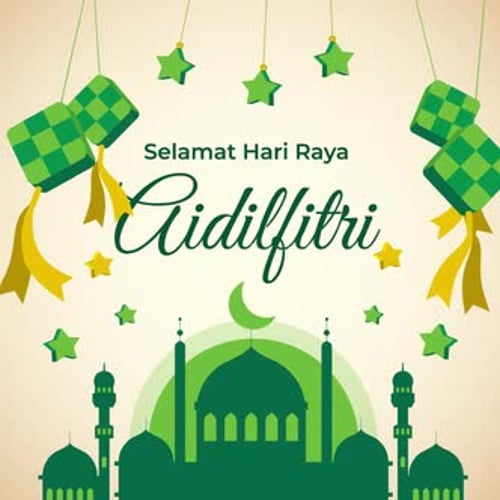Selamat Hari Raya Square Size
