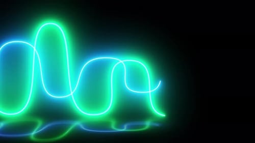Epic Glow Neon Light Background 4K