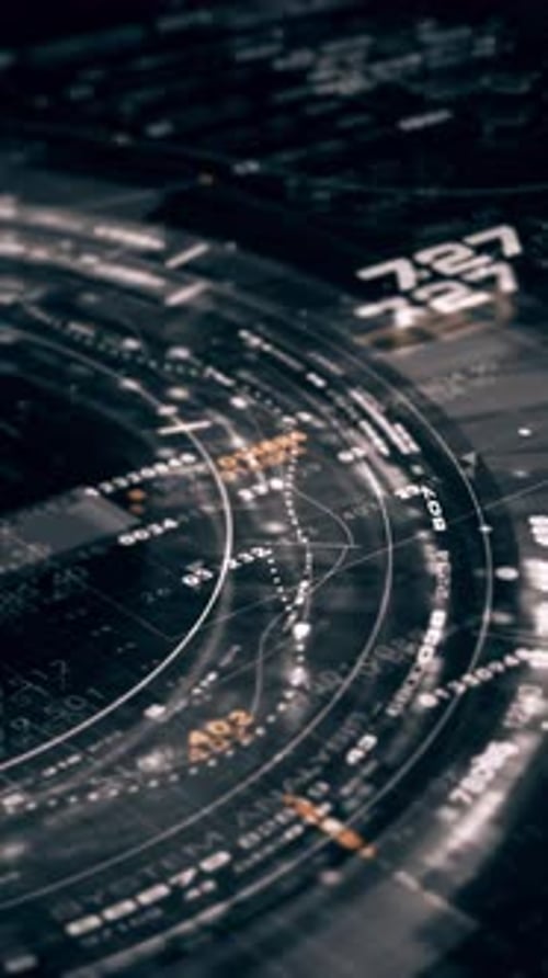 Futuristic Digital Data Stream Lines Background