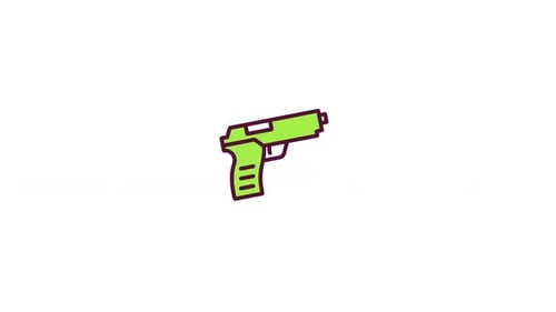 Gun Icon animation