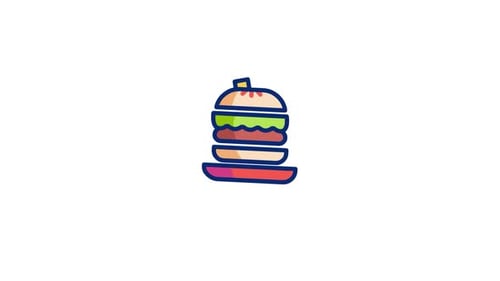 Burger Animated Icon