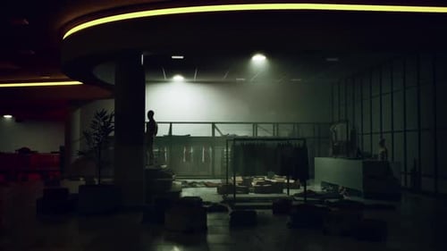 Store Interior Devastated By Thieves During Nighttime Robbery