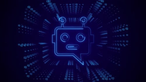 AI Chatbot Digital Chatbot, interface ChatGPT : informations et données dans une application de robot réseau en ligne