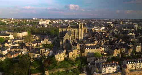 Flying Over the Famous City in France Which Hosts 24 Hour Races The Most Popular Race Track in the